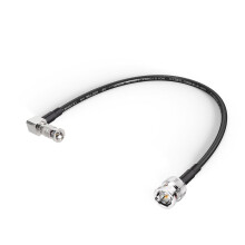 Superbat Mini BNC to BNC Male 30cm HD/3G/6G Micro SDI Cable 75ohm Right Angle Belden 1855A Cable for Video Assist Micro Studio Camera DeckLink Quad C
