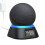 PlusAcc Stand for Dot Max & Dot & Nest Mini, Black with Thermometer 1