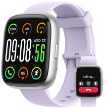 Smart Watches for Women Men, Alexa Built-in Fitness Tracker Watch with Bluetooth Heart Rate Health Monitor 100+Sports Modes IP68 Waterproof, 1.83" HD