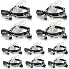 Retevis Radio Headset 2 Pin Sound Tube Headphones Compatible with Walkie Talkie RT24 RT27 RT617 RT618 RT619 RT622 Baofeng 888S 88E eSynic Maylawn JUC