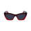 Ferragamo Occhiali da Sole - FERRAGAMO - SF929SN - Farfalla - Gradiente rosso scuro trasparente - 55/17/145 2