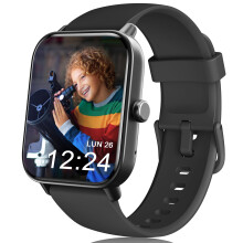 Kids Smart Watch for Boys Girls Teens, 44mm Fitness Tracker No APP Needed, Fitness Watch with Heart Rate/ SpO2/ Stress/ Sleep Monitor, IP68 Swimming