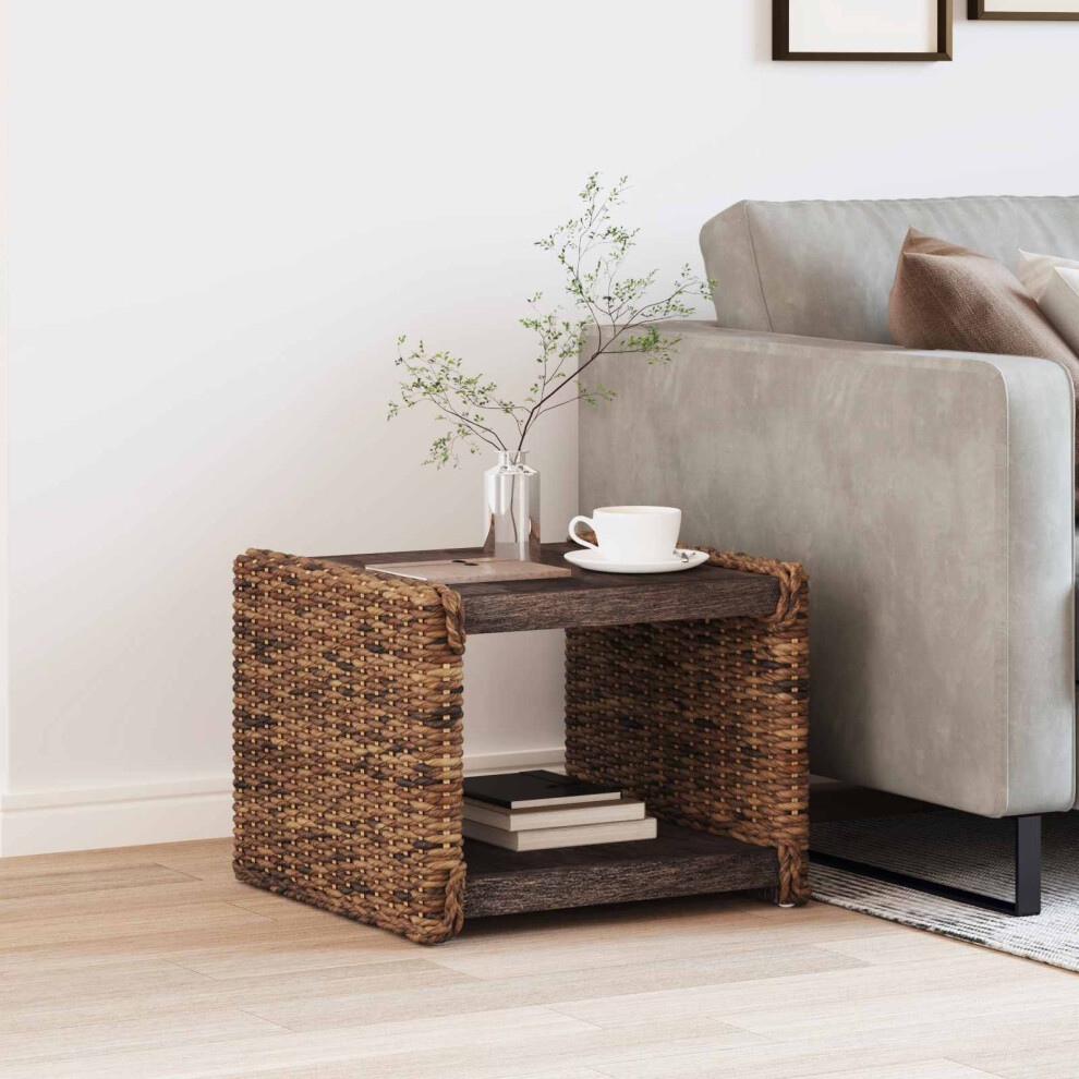Vidaxl Coffee Table Natural 45 X 45 X 45 Cm Solid Mahogany Wood Brown