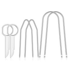 Jeffdad 6Pcs Car Radio Removal Tool Set, Radio Release Keys Extraction Tool U & V Shape Universal Audio Release Keys Professional Car Stereo Removal