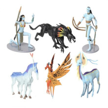 Avatar 6-Piece Figurine Set, Jake Sully & Neytiri, 9-15 cm, Collector Movie Figures