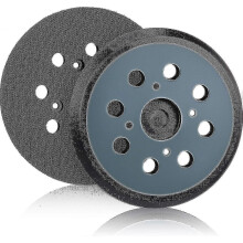 Brúsne taniere 125 mm pre orbitálnu brúsku - 8-dierkové suchý zips - 2 kusy, modré