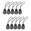 Waterproof compass for emergency kits - 10 mini survival compasses 1