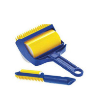 Pet hair remover roller for clothes, reusable sticky lint roller for pets