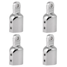Embouts à œillet en acier inoxydable pour fixation de bimini marin 25 mm, lot de 4