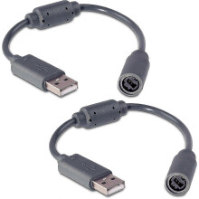 USB breakaway cable for XBOX360 Guitar Hero - 2Pack wired controller cord