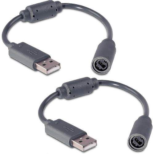 USB breakaway cable for XBOX360 Guitar Hero - 2Pack wired controller cord