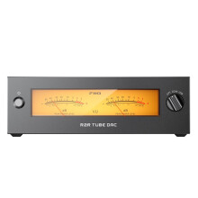FIIO Warmer R2R Desktop Tube Buffer & R2R DAC/Amp – Fully Differential 24-Bit R2R Resistor Ladder, Dual VU Meters, 46W Linear Power Supply, USB/Opti