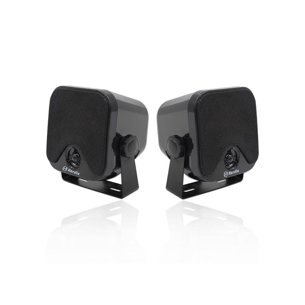 Herdio 120W Outdoor Speakers Waterproof - 4 Inches Marine Grade Mount Speakers For Home, Boat, Poolside, Patio, Indoor Outdoor 5001959781014