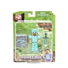 Minecraft Set di Figure Diamond Steve
