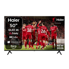 Haier 50" S80GUF QLED Smart TV with Fire TV, Freely, Dolby Audio, Gaming Accelerator, Bluetooth, HDMI 2.1
