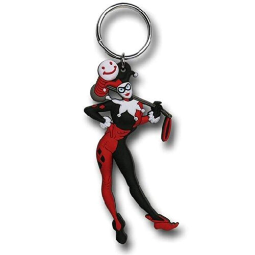 Portachiavi in PVC Soft Touch DC Comics: "Harley Quinn"
