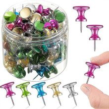 Grote punaises voor prikborden - 1 inch stalen punaises, 100 stuks