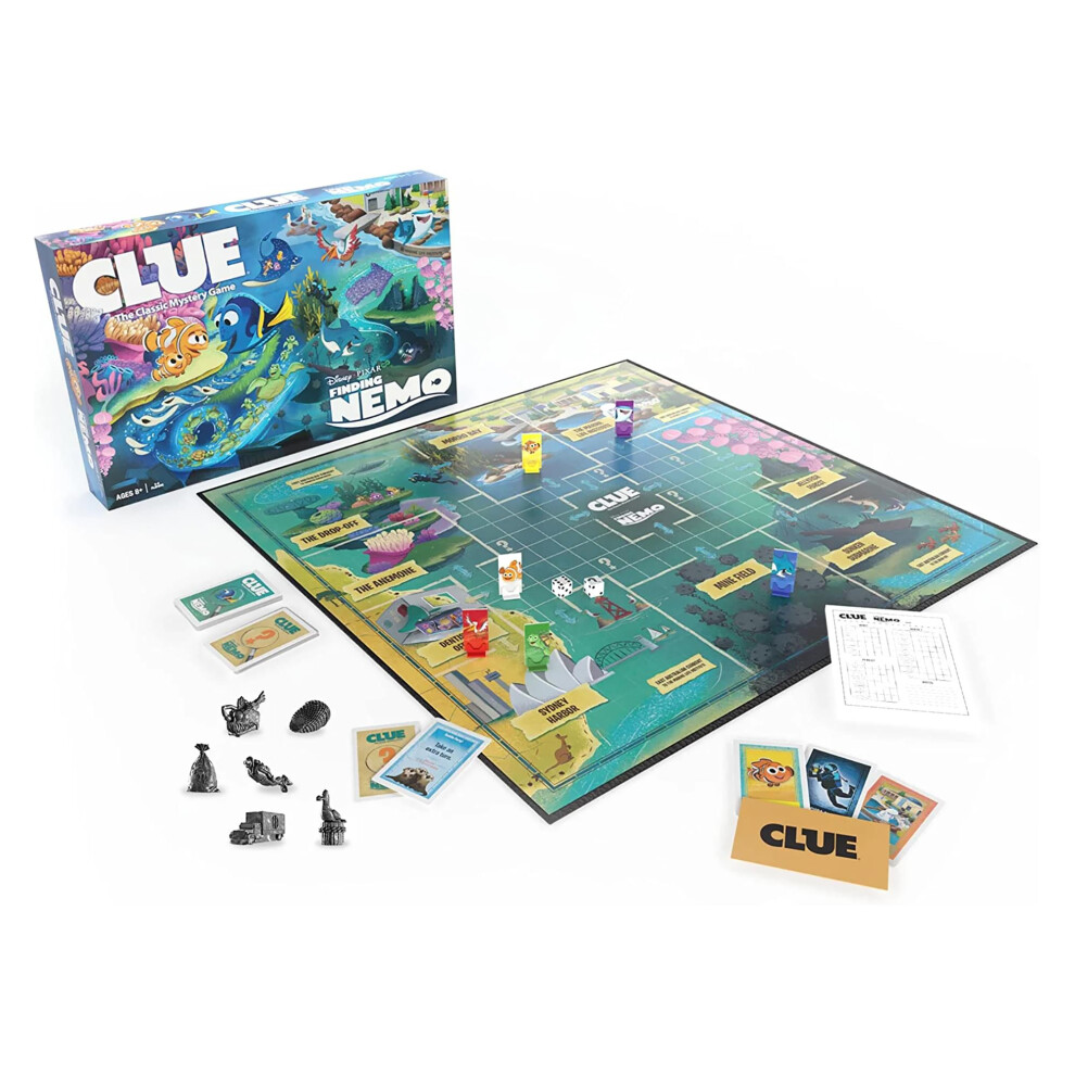 Usaopoly Disney Finding Nemo Clue Board Game