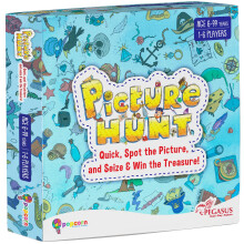 Popcorn Board And Card Game For Kids, Teens & Adults, Smart Learning Cards Games For Age 6,7,8,9+ Picture Hunting Family And Friends Play, Creative Ac