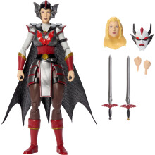 Masters of The Universe Masterverse Action Figure Despara, 7 Pollici, 30 Giunti, 2 Spade, Armatura, Testa Adora & Maschera