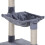Arbre à chat avec hamac en peluche, gris, 70 cm 8
