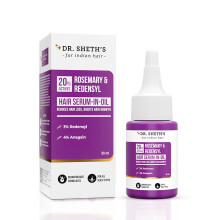 Siero-in-Olio Dr. Sheth'S Rosemary & Redensyl|Stimola Crescita Capelli & Riduce Caduta|20% Attivi