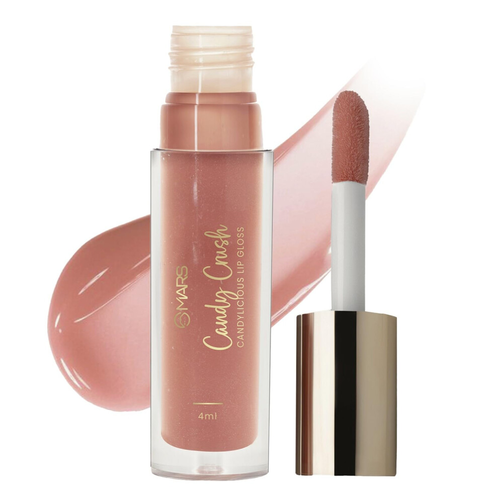 Mars Candylicious Sheer Lip Gloss For Women | Hydrating & High Shine | Lightweight | Non-Sticky | Enriched With Vitamin-E, Hyaluronic Acid & Avocado E