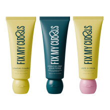 Kit Definidor de Ondas 3 Pasos | Champú Limpiador, Acondicionador Hidratante & Crema Sin Aclarado | Para Cabello Rizado