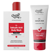 Chemist At Play 1% Salicylsyra Duschgel 236Ml | Exfolierande Duschgel | Förhindrar Kroppsakne