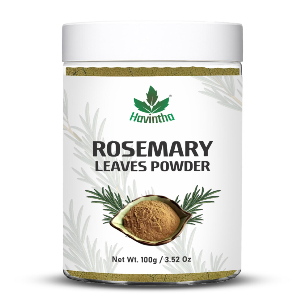 Photos - Hair Product Havintha Natural Rosemary Dried Leaves Powder - 100 Pure & Natural Herb For Hair Growth - 100 Gm
