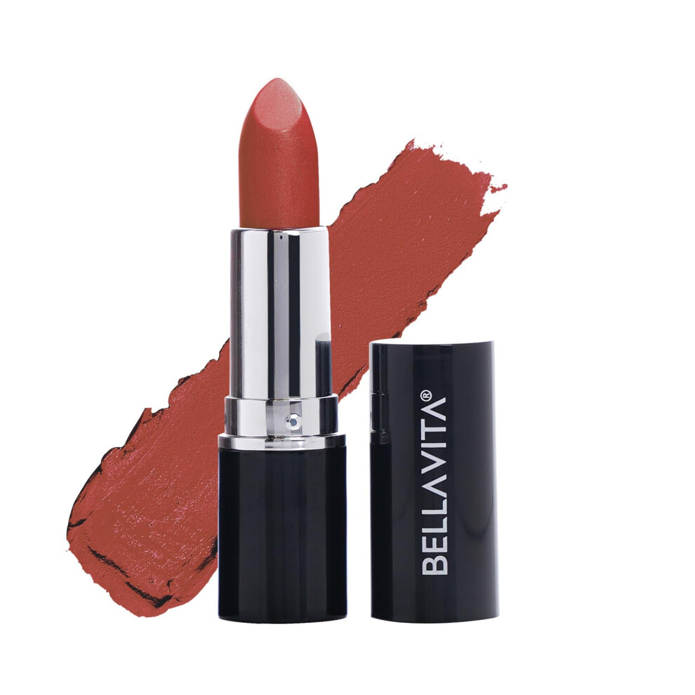Bellavita Comfort Matte Bullet Lipstick| Intense Colour| Creamy Matte Finish| Intense Moisturisation| Smooth Glide| Lipsticks For Women| 4 Hr Stay, Dr