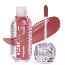 Mila Beaut Gloss Girl Lipglans|Berikad Med Mango Frö Smör & Hyaluronsyra|Lätt & Icke-Klibbig Formel|Ger Fylligare Läppar