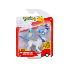 Pokémon PKW4096 Battle Figure Set - Schiggy Skorupi, Absol, Official Figure Set
