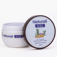 Naturali Anti-Hairfall Haarmasker Met Rozemarijn, Ginseng & Biotine | Herstelt Beschadigd Haar |