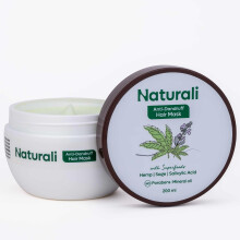 Naturali Anti-Dandruff Haarmasker Met Salie & Salicylzuur | Verheldert De Scalp | Vermindert Jeuk | Diep Vochtig