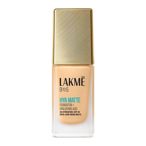 Lakm 9To5 Hya Matte Full Coverage Foundation + Hyaluronsyra Varm Creme - 25Ml