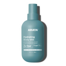 Arata Niacinamide Hydrating Body Milk | För Dull, Dehydrated Skin | Fuktighetskräm | Jämnar Hudton | Spray Applicator | För Alla