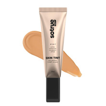 Sotrue 4-i-1 Hudton med SPF 30, Lätt täckning, Fuktig finish, Hydrerande & Primer Formula