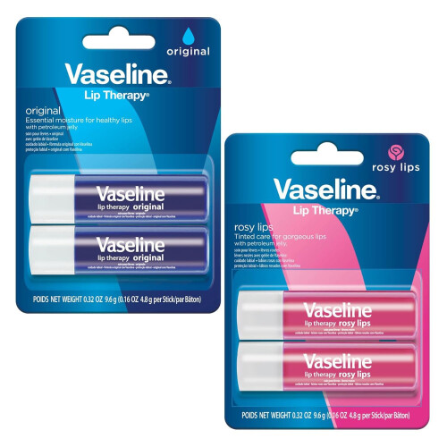 Vaseline Vaseline Lip Therapy coppia lui e lei (Originale e Rosato) - 2 pezzi