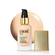 Lakme 9To5 Hya Matte Foundation + Hyaluronsyra Varm Ljus - 25Ml