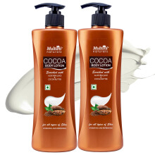 Multani Natural Cocoa Body Lotion (2-Pack, 400Ml Varje) | Fuktgivande Lotion För Alla