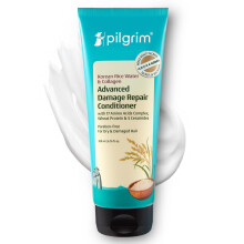 Acondicionador Pilgrim de Agua de Arroz Coreano y Colágeno - 200Ml | 17 Aminoácidos, Proteína de Trigo y Ceramidas | Sin Parabenos | Profundo
