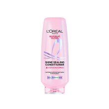 Acondicionador Sellador Brillo L'Oreal Paris Floral Glycolic, 4% Ácido Glicólico, Para Cabello Opaco, 175ml