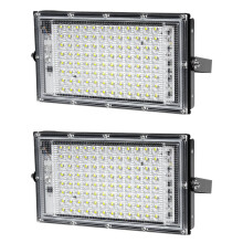 100W 96LED Floodlight Modul Floodlight Ip65 Utomhus Trädgård Fasad Spotlight Trädgård Kök Gatubelysning Varmvit