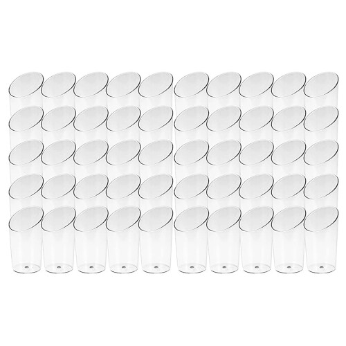 50 PCS  Plastic Round Dessert Cups Multi-Use Parfait Cup  Dessert Cups for Dessert with Pudding Mousse