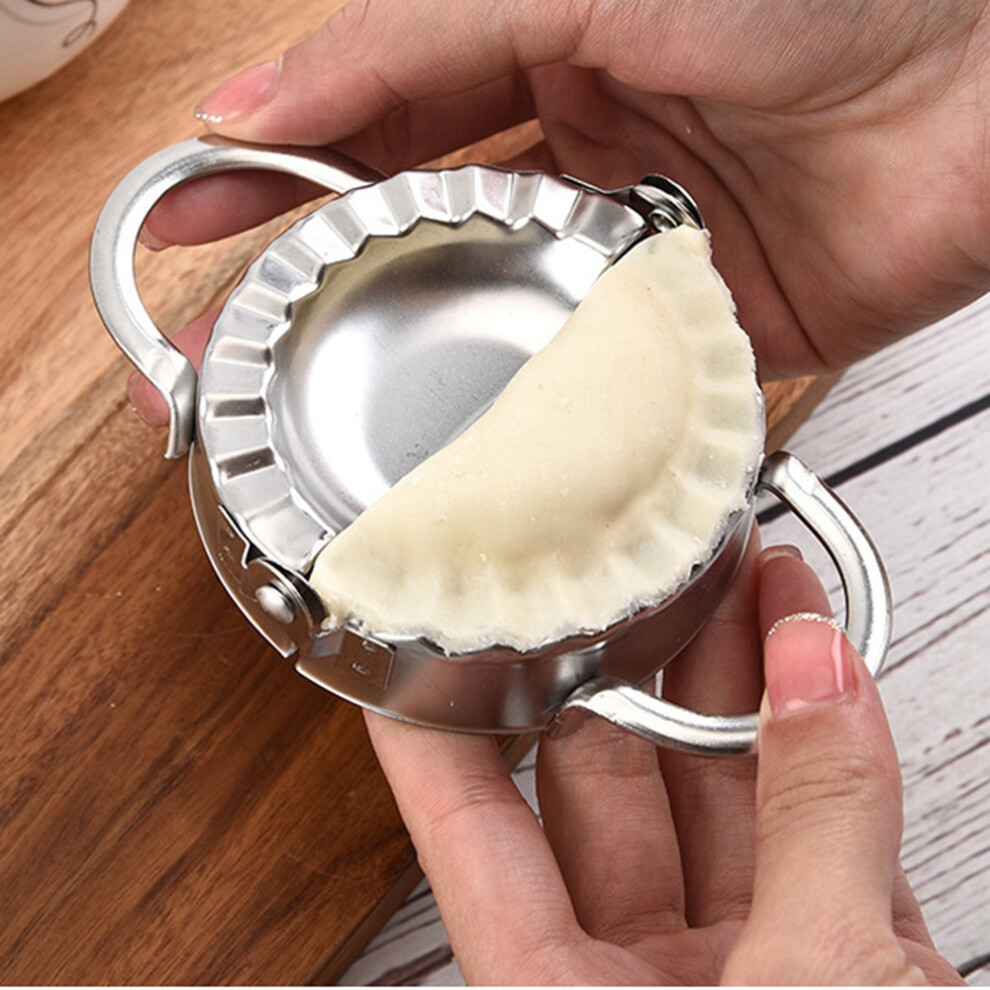 Semoic 8Pcs Stainless Steel Dumpling Molds Jiaozi Maker Device Dumplings Tool Ravioli Maker Mold For Dumplings Sculpt