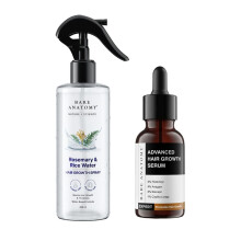 Bare Anatomy Nature X Science Rosmarin Vattenspray För Hårväxt & Tjocklek 200Ml + Hårväxtserum 30Ml