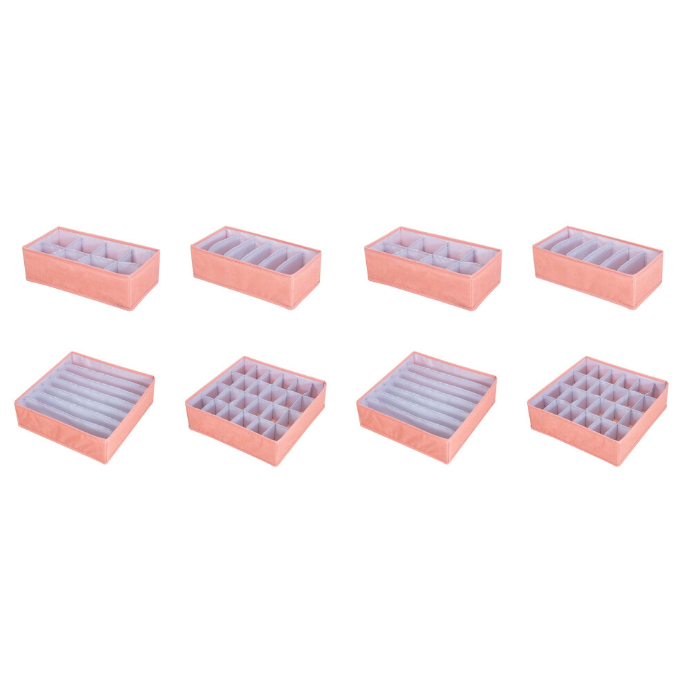 Semoic Underwear Bra Storage Box Underwear Sorting Box Panty Socks Compartment Storage Box Drawer Organizer Home Storage