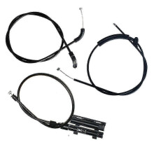 Hood release Bowden cable kit for E65 E66 - 3-piece set 51237197474