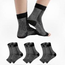 Nerve pain socks for foot conditions - 3 pairs therapeutic tendon support